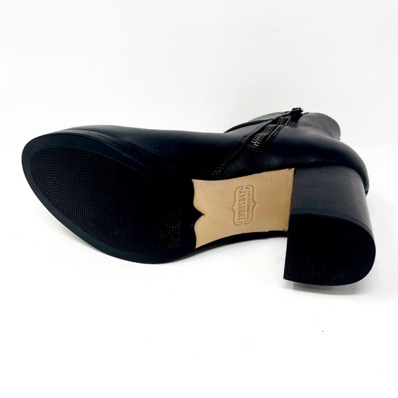 Thursday Boot Co Womens Black Modern Handcrafted Leather Bootie - Picture 5 of 5